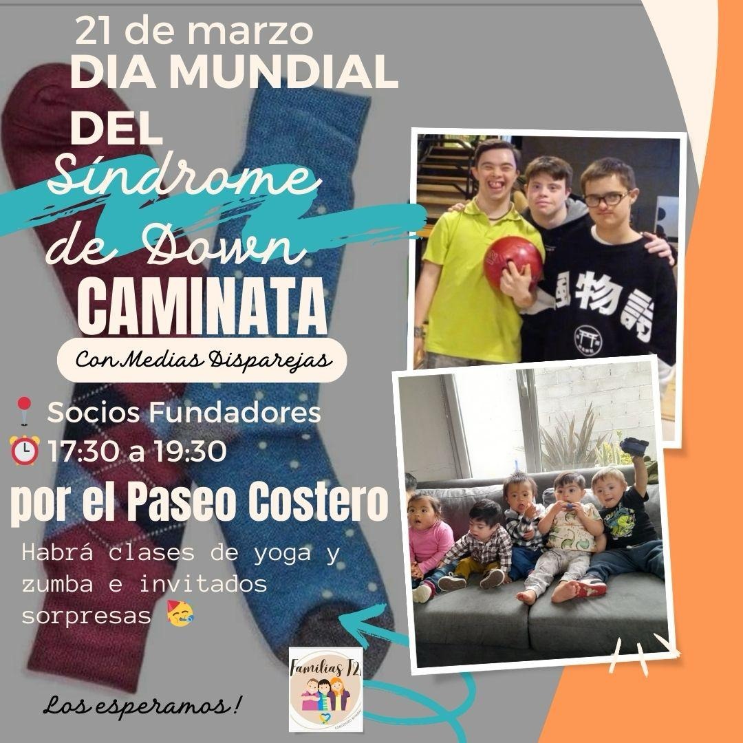 En el marco del día Nacional del Síndrome de Down realizarán una caminata en la ciudad
