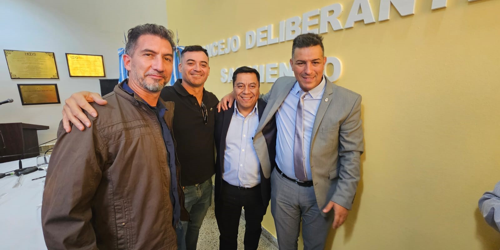 Acompañamiento institucional en el inicio de Sesiones del legislativo sarmientino