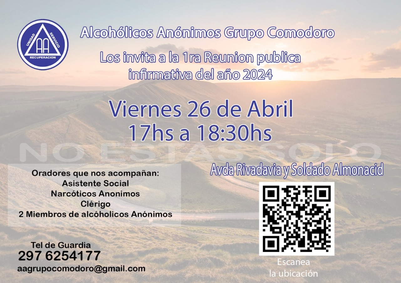 “Puede participar cualquier persona que necesite ayuda con el consumo de alcohol”