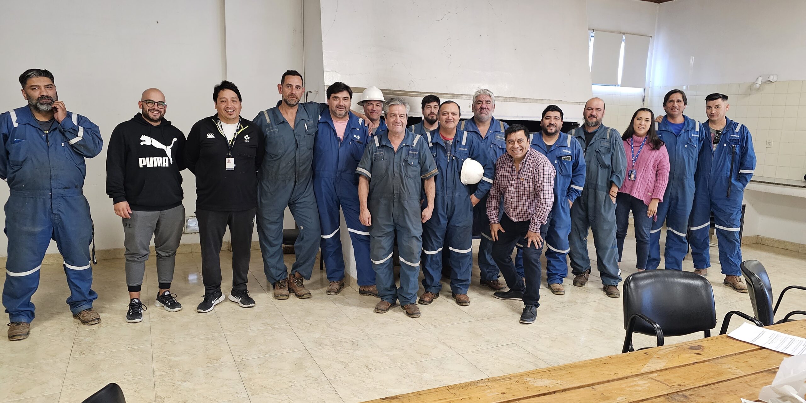 Visita a Afiliados de la empresa Schlumberger en Chubut