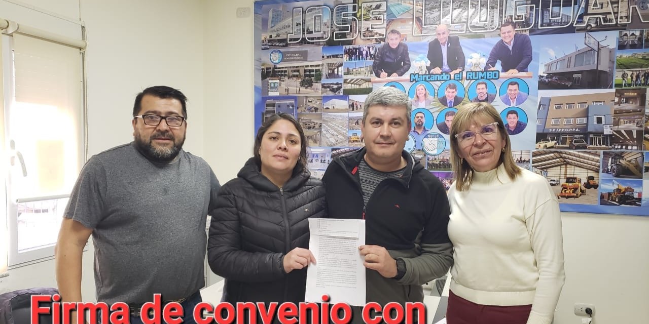 Se firmaron tres nuevos convenios para el Polideportivo de Las Heras