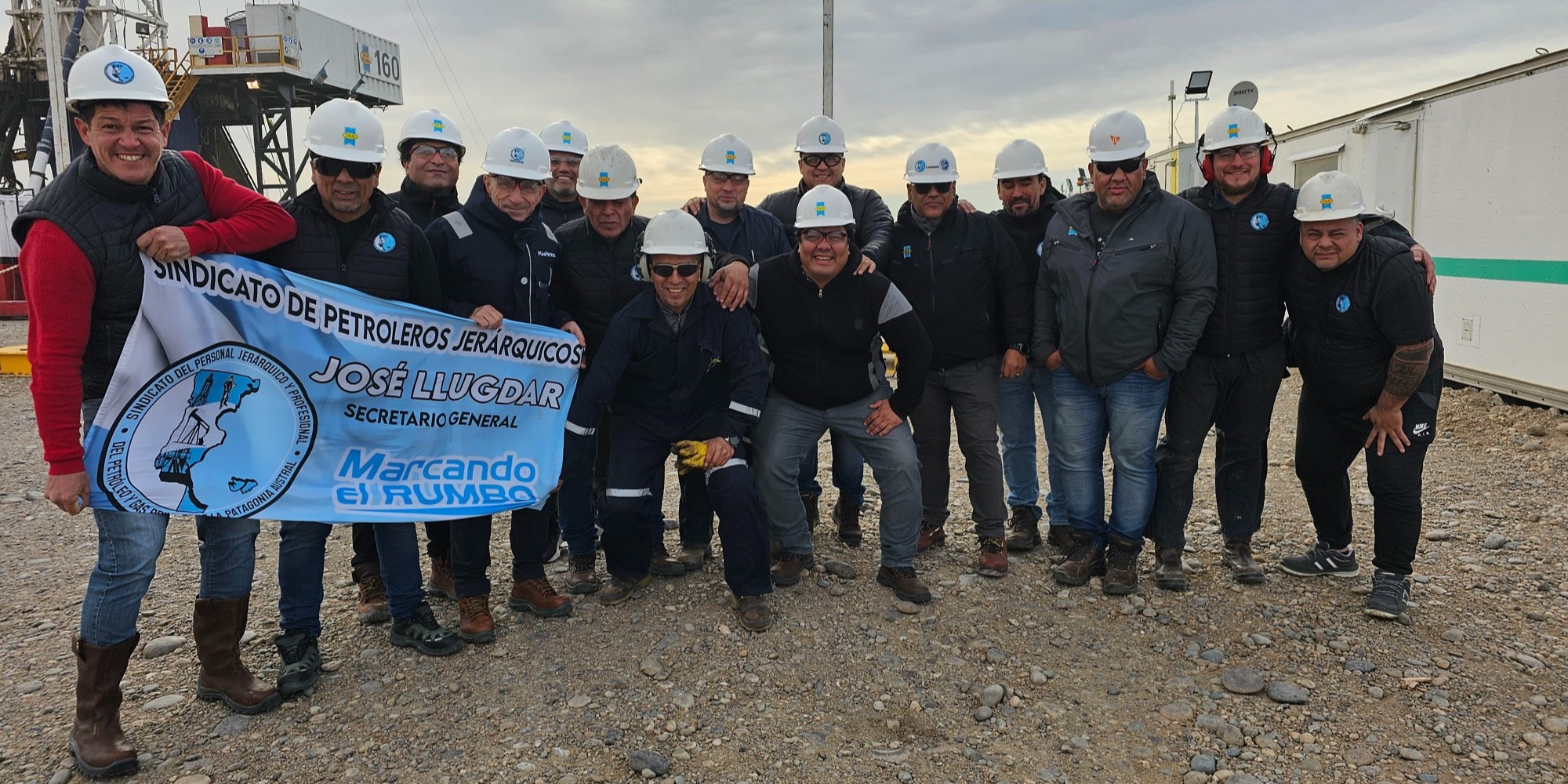 Llugdar encabezó charla informativa con Trabajadores del Equipo DLS 160
