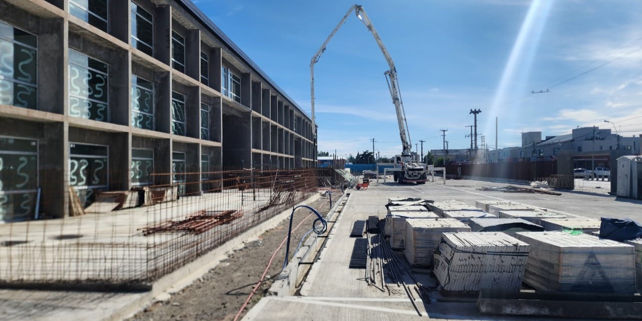 Avanza la construcción de la Escuela Petroleros Jerárquicos en Comodoro Rivadavia