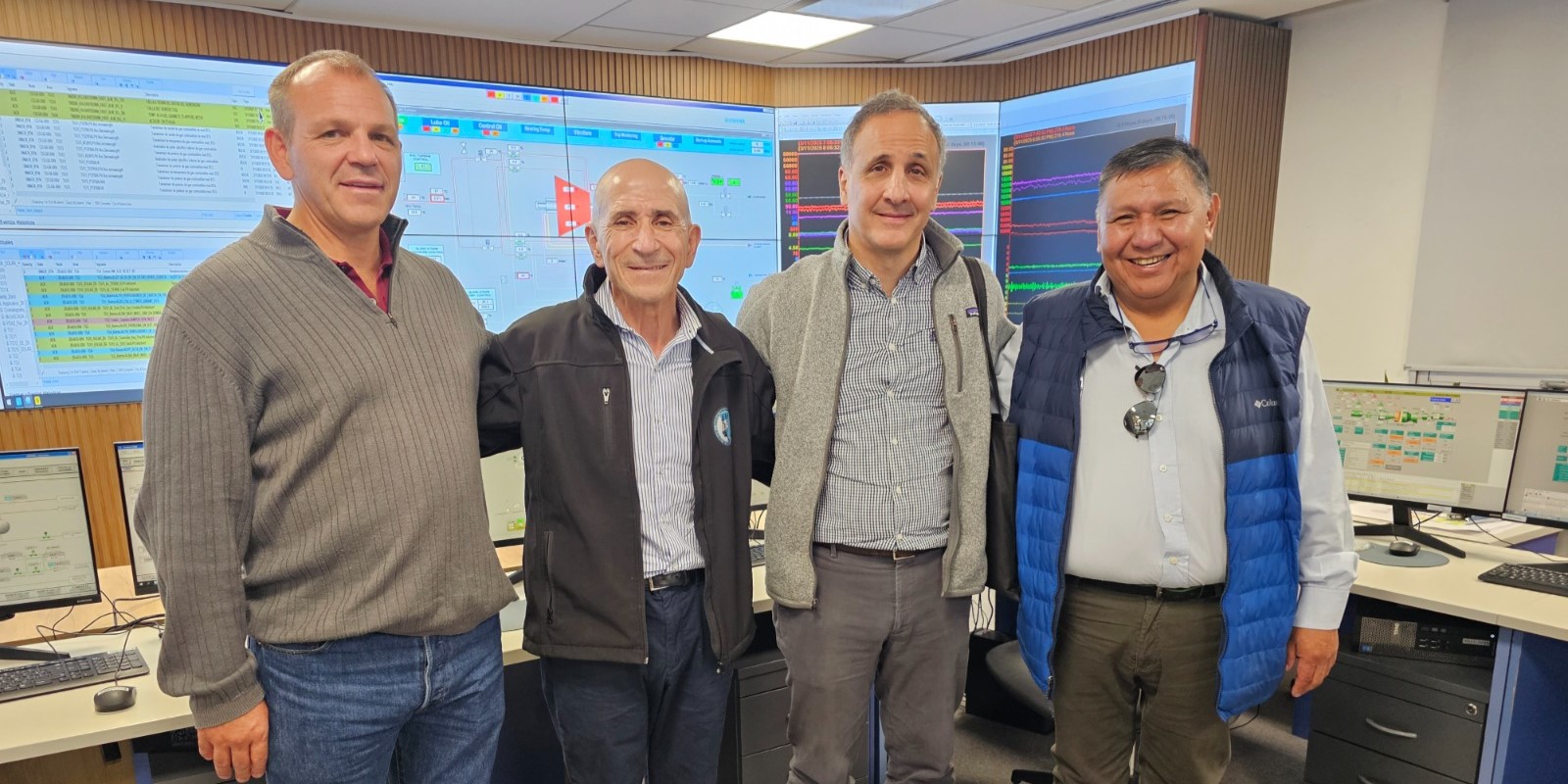 Llugdar visitó el Centro Integrado de Operaciones de PAE en Comodoro Rivadavia