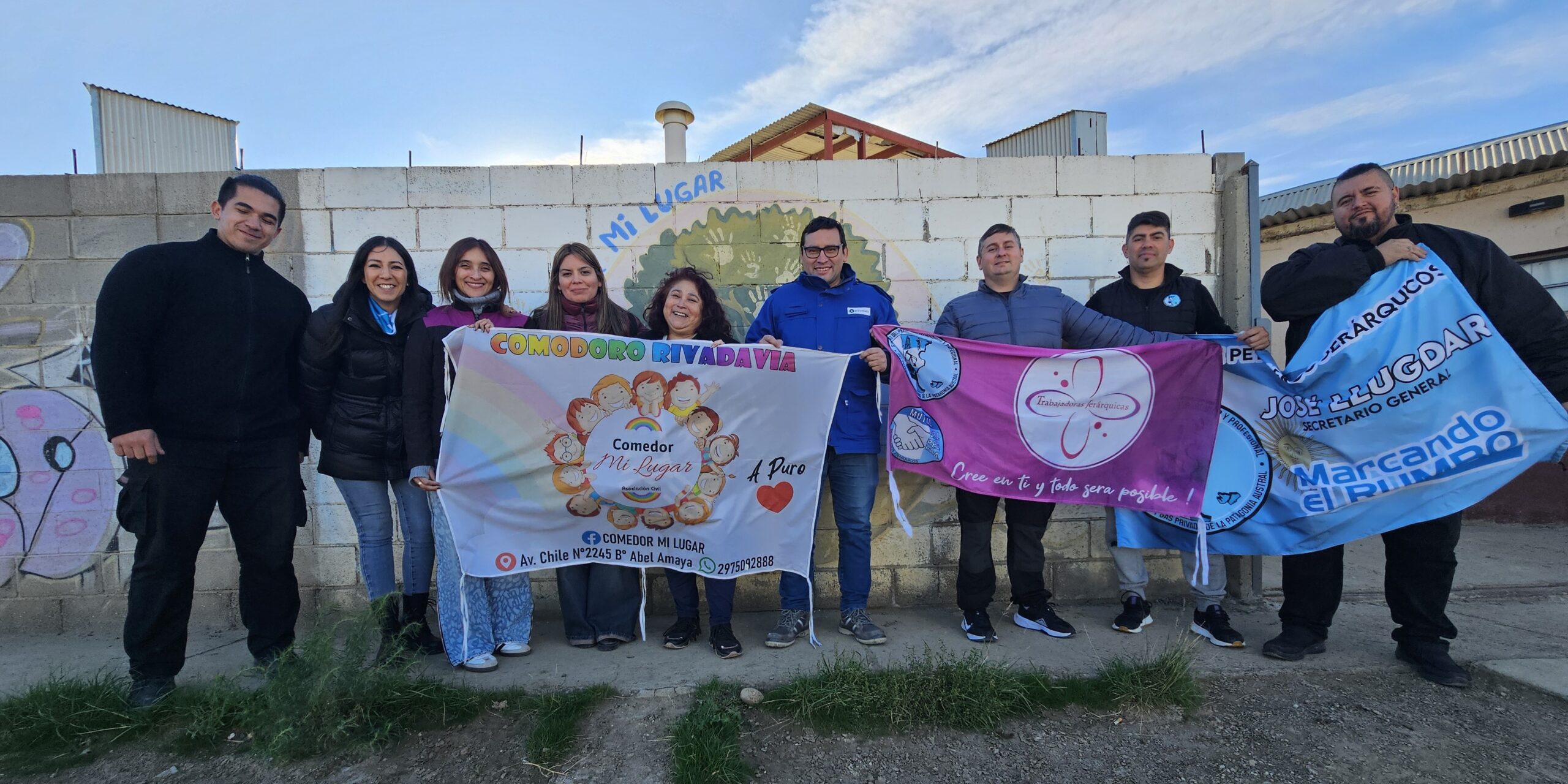 Petroleros Jerárquicos donaron cuantiosos alimentos al Comedor ‘Mi Lugar’