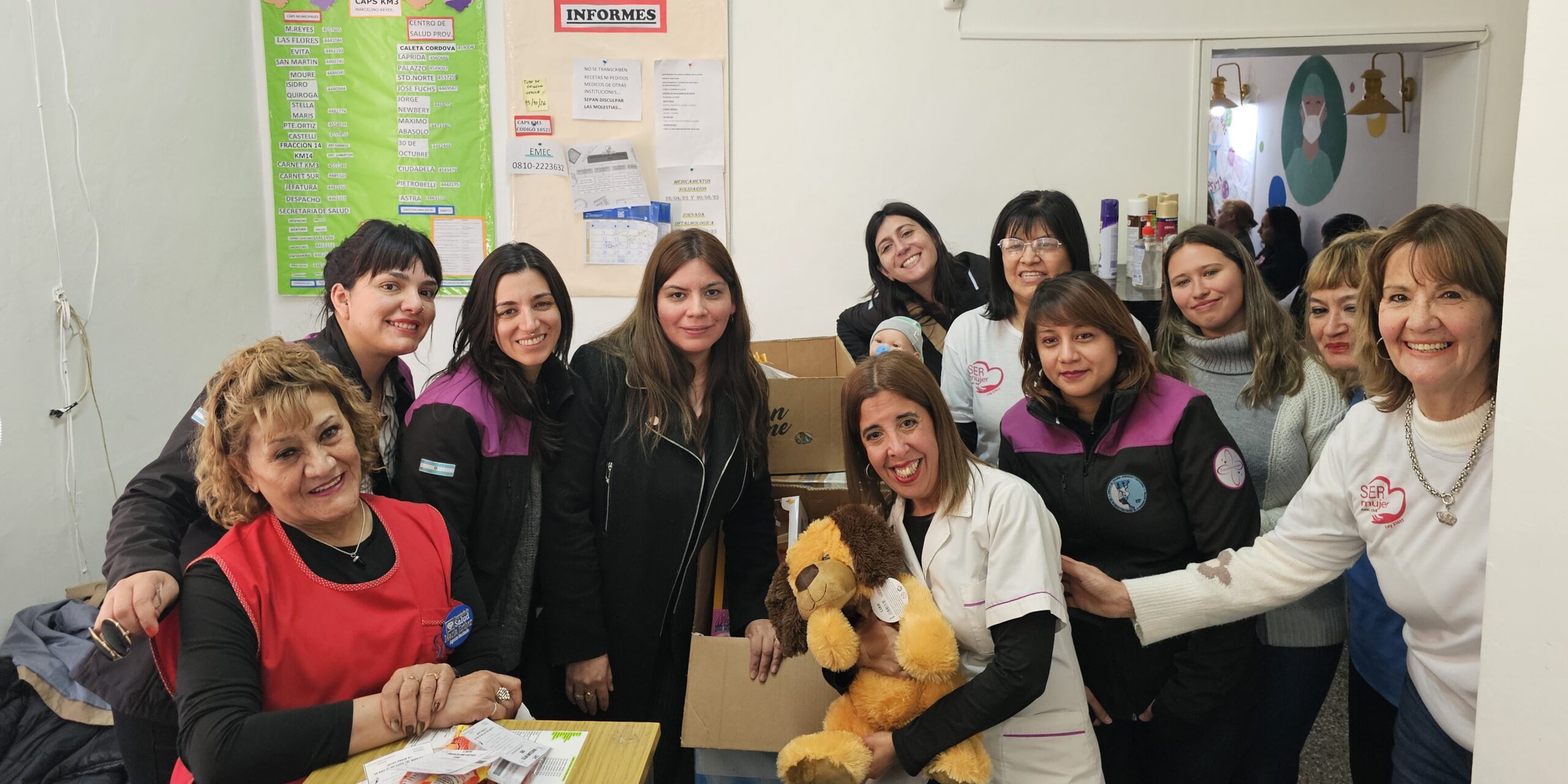 Petroleros Jerárquicos llegó con valiosa donación en la Semana del Parto Respetado