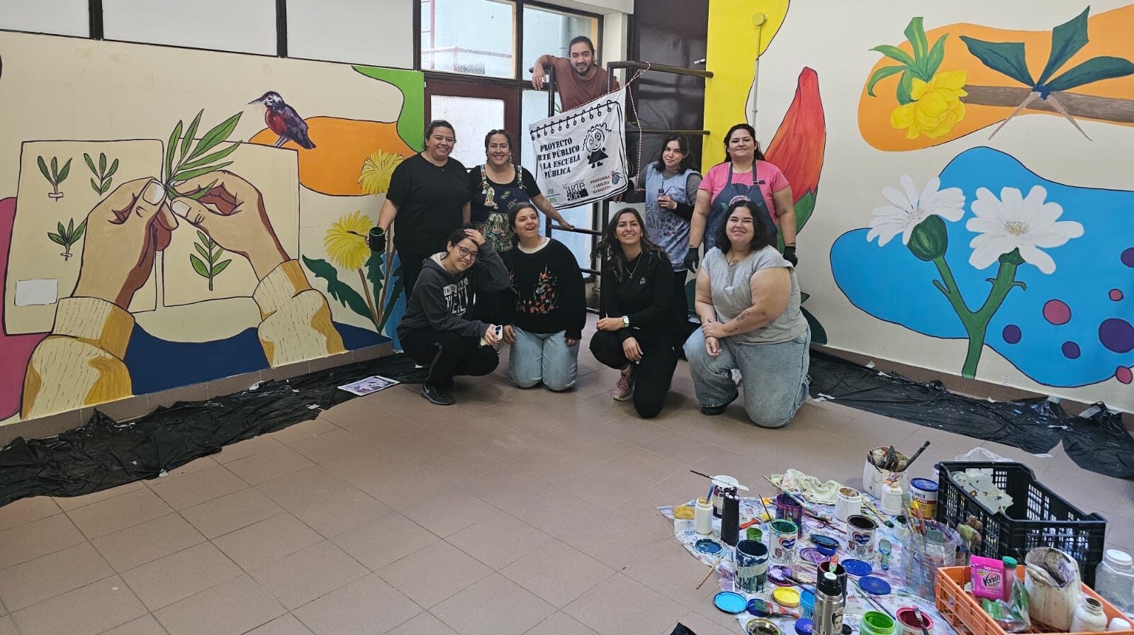 Este fin de semana se realizó el 2° Mural del 2025 de Proyecto Arte Público
