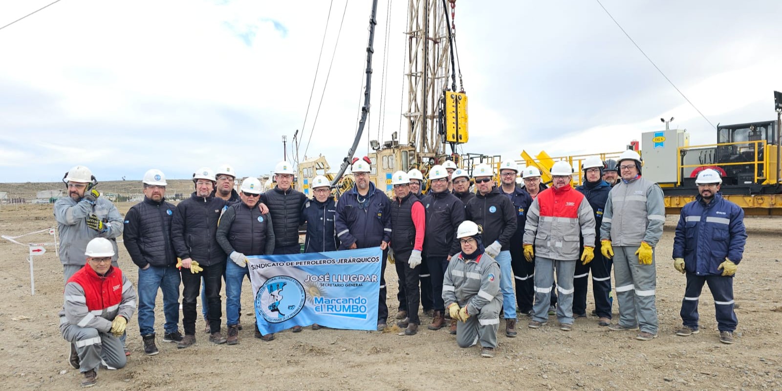 Llugdar visitó junto a Comisión Directiva y Delegados el Equipo 067 de Pulling de DLS en Cerro Dragón