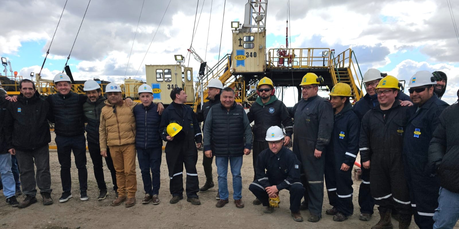 Llugdar, presente en el inicio de las intervenciones de Pozo en Cerro Negro con el Equipo DLS-340