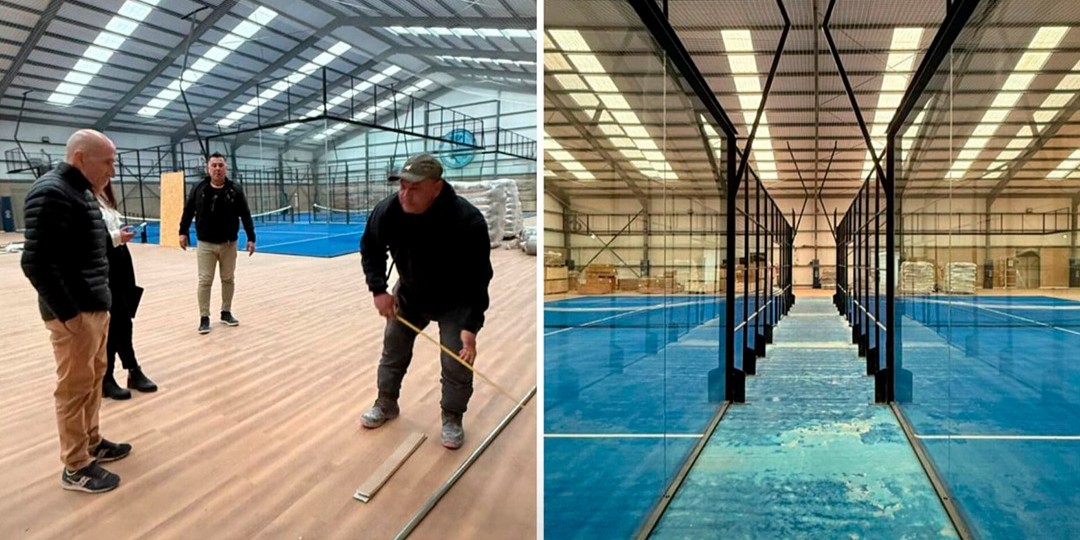 Llugdar supervisó avances en el Polideportivo de Las Heras