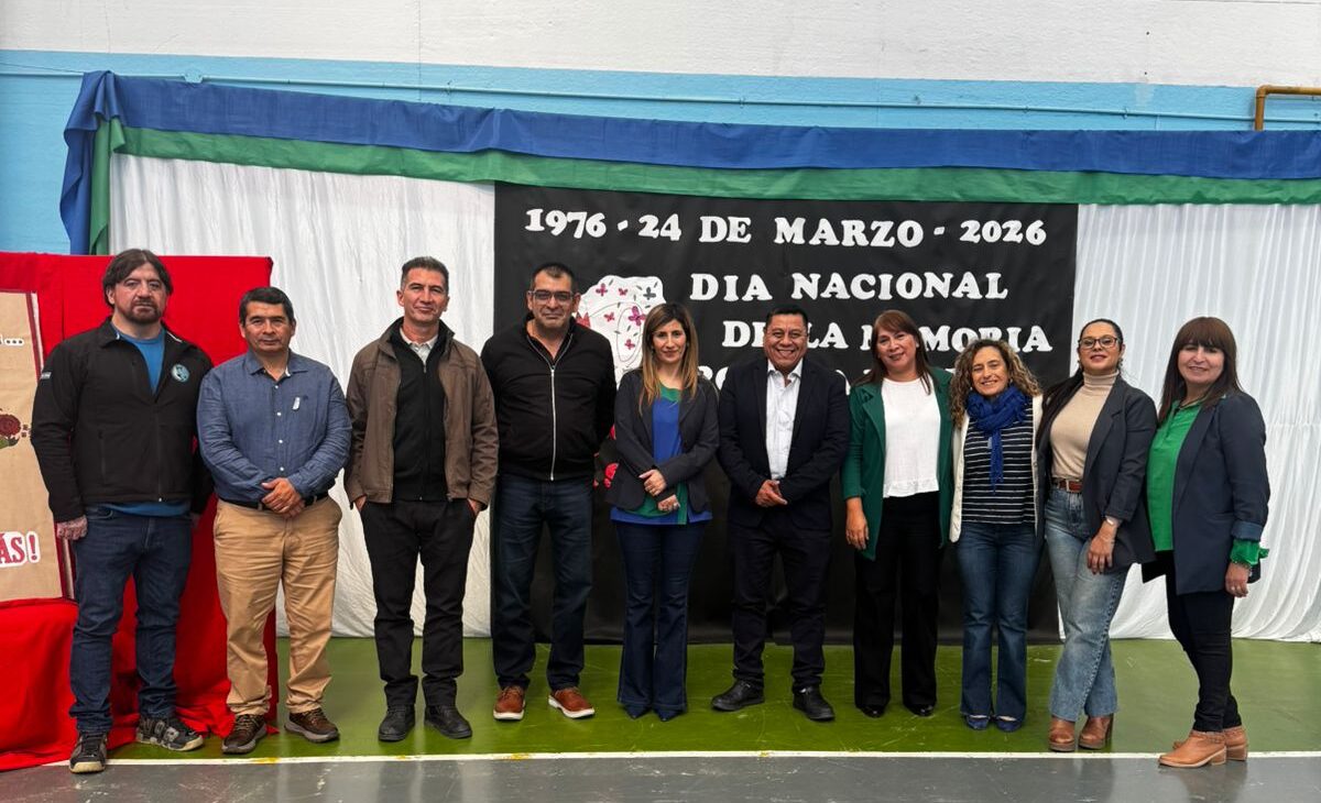 Petroleros Jerárquicos acompañó las jornadas por el Día Nacional de la Memoria por la Verdad y la Justicia en el Instituto Aónikenk